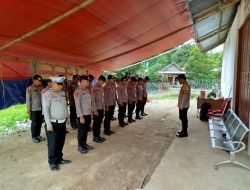Polres Mamasa Laksanakan Pengecekan Pastikan Pelaksanaan Tugas Piket Jaga KPU Berjalan Aman