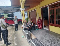 Personel Polres Mamasa Gelar Cipta Kondisi Pasca Pilkada Serentak 2024 di Desa Lambanan