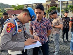 Sidak Hendpone Personel, Bidpropam Polda Sulbar Berantas “Judol” di Lingkungan Polri