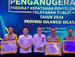 Polres Takalar Raih Peringkat Kedua dalam Penilaian Kepatuhan Pelayanan Publik 2024