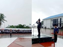 Diguyur Hujan Deras, Pj. Bupati Takalar bersama Ratusan ASN tetap Laksanakan Upacara Peringatan Hari Korban 40.000 Jiwa Sul-sel Tingkat Kab. Takalar