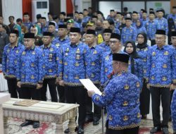 Pengukuhan Pengganti Antar Waktu Dewan Pengurus KORPRI Kabupaten Takalar Masa Bakti 2024-2029
