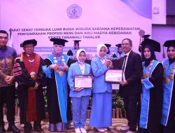 Pasca dilantik sebagai Pj. Bupati Takalar, Dr. H. Hasbi hadiri Wisuda Ahli Madya Kebidanan, Sarjana Keperawatan dan Profesi Ners Stikes Tanawali Takalar