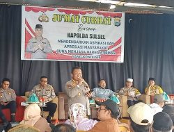 Dirbinmas Polda Sulsel Dengar Langsung Curhatan Warga Kecamatan Ujung Pandang