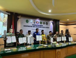 Kapolres Gowa Diwakili Wakapolres Hadiri Peresmian Jembatan Mushollah Baitul Mahkamah dan Penandatanganan MoU