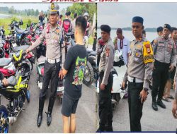 Operasi Gabungan Yang Dipimpin Kasat Lantas Polres Gowa Berhasil Amankan 23 Unit Motor