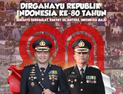 Kapolres Gowa Beserta Jajaran Ucapkan Dirgahayu Republik Indonesia ke-80 Tahun