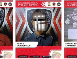 Unit Jatanras Polres Gowa Amankan Dua Pemuda, Sita Busur, Anak Panah, dan Ratusan Tramadol