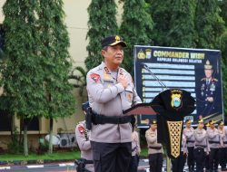 Kapolda Sulsel Pimpin Apel Gabungan Personel Polda Sulsel, Tegaskan Dukungan terhadap Keputusan Kapolri
