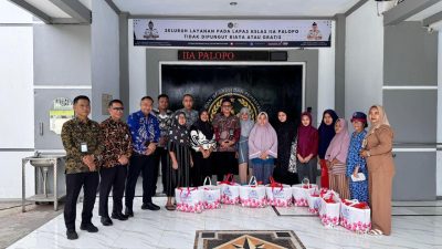 Lapas Kelas IIA Palopo Salurkan Bantuan Sosial kepada Warga Sekitar