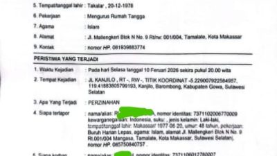 Istri Sah Pergoki Suami Diduga “Kumpul Kebo” di Kontrakan, Kasus Dibawa ke Ranah Hukum