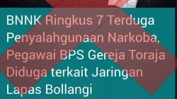 Klarifikasi Resmi Kalapas Narkotika Sungguminasa: Dugaan Keterlibatan WBP dengan Pegawai Gereja Toraja dalam Jaringan Narkotika Belum Terbukti