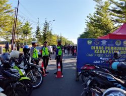 Jaga Kamseltibcarlantas, Satlantas Polres Gowa Kawal Car Free Day Minggu Pagi