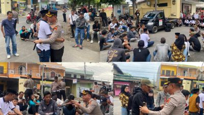 Aksi Humanis Kapolres Bulukumba: AKBP Restu Duduk di Aspal Temui Massa, Dialog Berakhir Damai