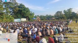 Wujud Kepedulian Sosial, H. Ampang Ratakan Bukit untuk Fasilitas Umum Masyarakat Pallangga dan Bajeng