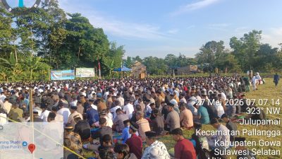 Wujud Kepedulian Sosial, H. Ampang Ratakan Bukit untuk Fasilitas Umum Masyarakat Pallangga dan Bajeng