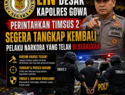 LIN Desak Kapolres Gowa Perintahkan Timsus 2 Segera Tangkap Kembali Pelaku Narkoba Yang Telah Di Bebaskan