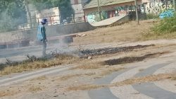 Pembakaran Sampah di RTH Ikonik Kabupaten Gowa Cemari Fasad, Petugas Mengaku Terpaksa karena Minim Fasilitas   