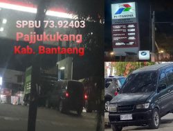 SPBU 73.92403 Pajjukukang Bantaeng Diduga Layani Mobil Panther Bermuatan Tangki Dan Truk Tangki Modifikasi Milik Mafia BBM