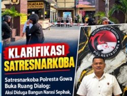 Aksi Unjuk Rasa Diduga Bangun Narasi Sepihak, Kasat Narkoba Polresta Gowa Siap Buka Data Lengkap